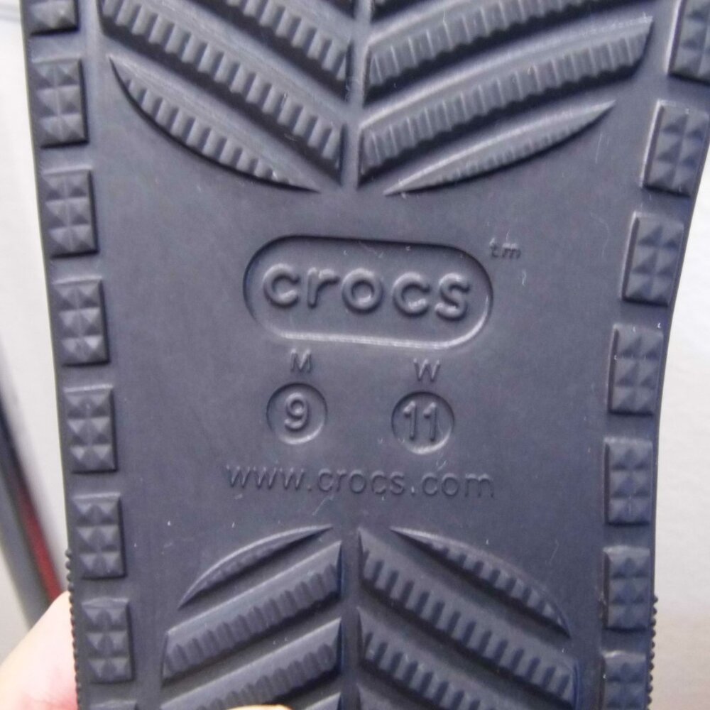 CROCS Classic Cozzzy Spray Dye Slide Sandals Womens Size 11 - Picture 8 of 8
